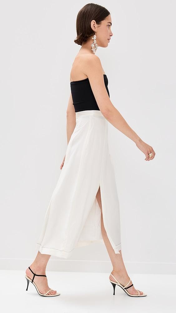 La Ligne Pleat Midi Skirt | Shopbop Product Image