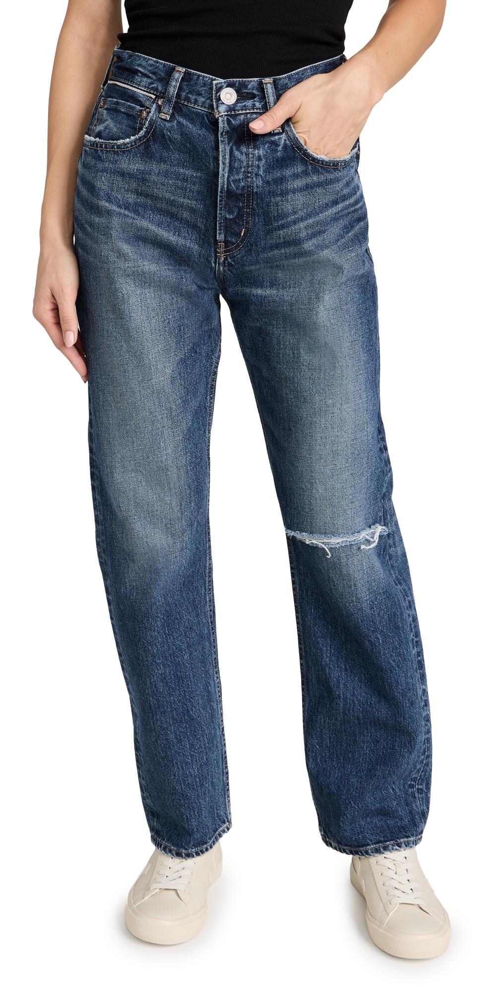 MOUSSY Widtsoe Wide Straight Leg Jeans Product Image