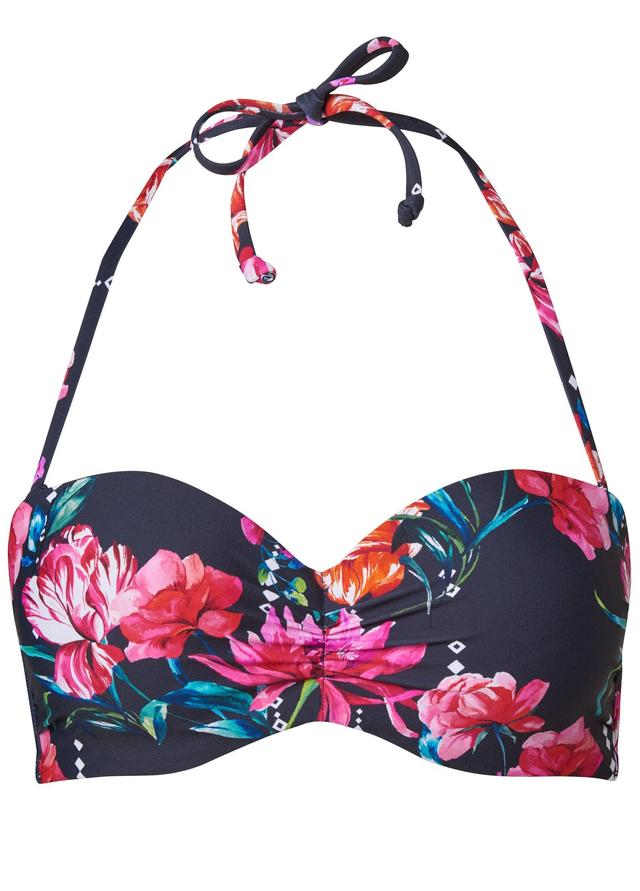 Bandeau Bikini Top - Floral Drop Product Image