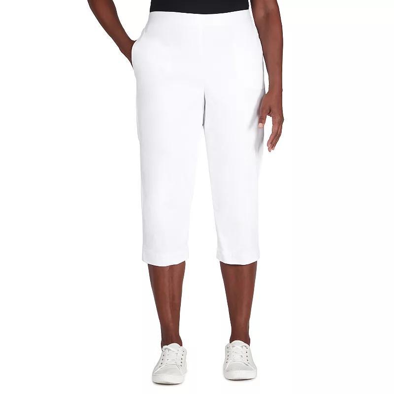 Womens Alfred Dunner Denim Capri Pants Product Image