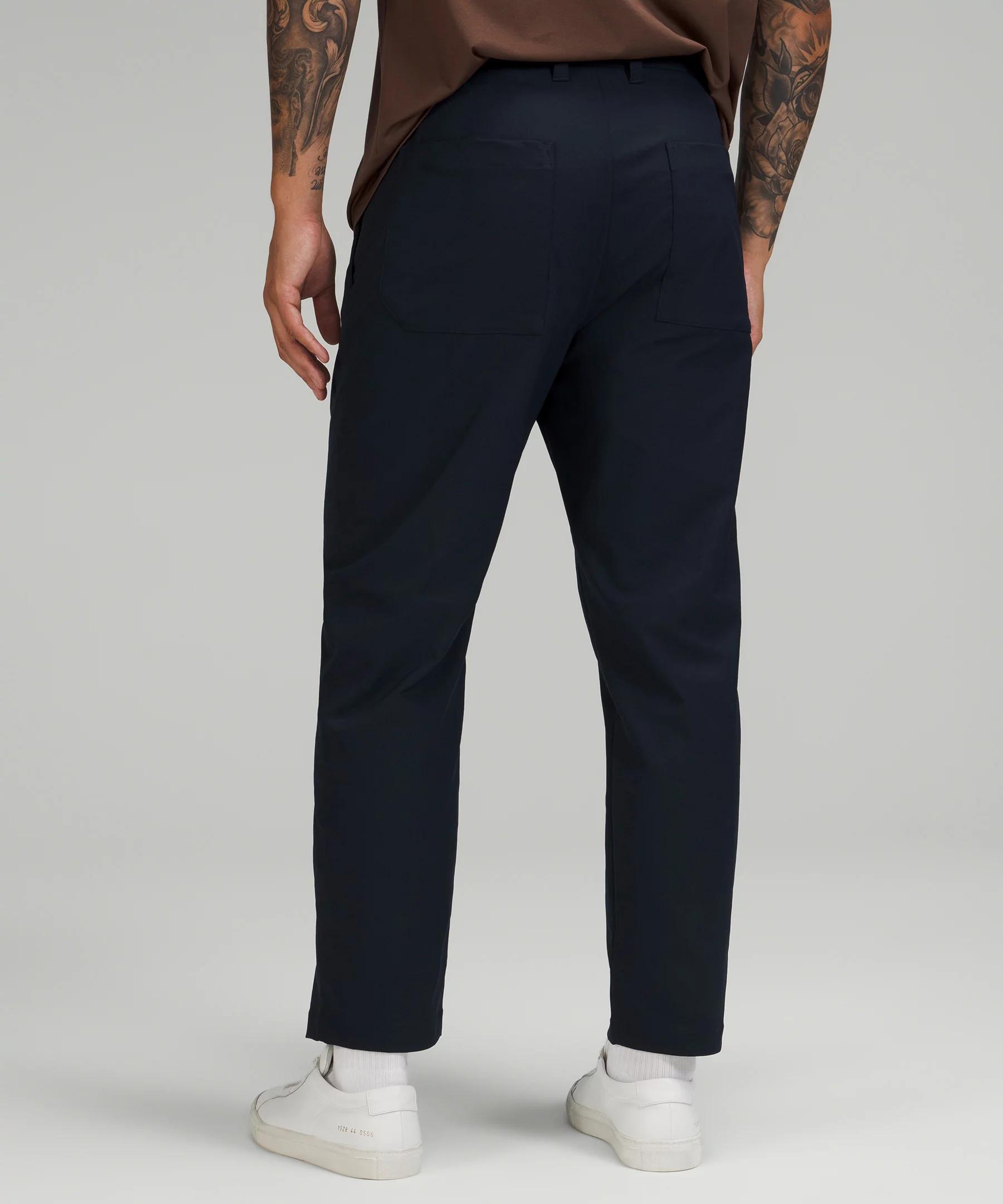 Relaxed-Tapered Smooth Twill Trouser *Cropped Product Image