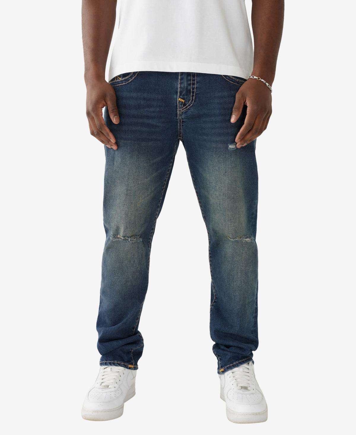 True Religion Brand Jeans Geno Super T Ripped Slim Fit Jeans Product Image