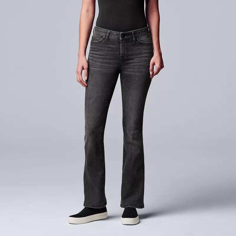 Womens Simply Vera Vera Wang Stretch Bootcut Jeans product image