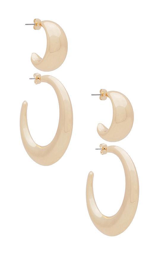 ENSEMBLE DE BOUCLES D'OREILLES CRESCENT Product Image