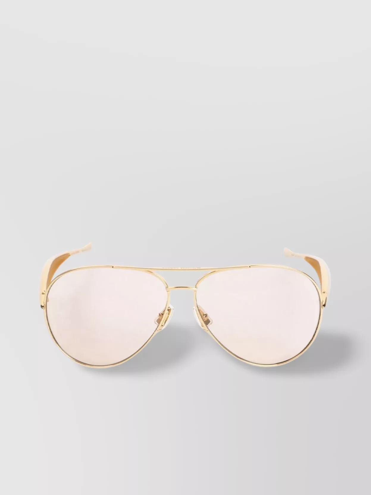 Eyewear Aviator Frame Sunglasses In White Product Image