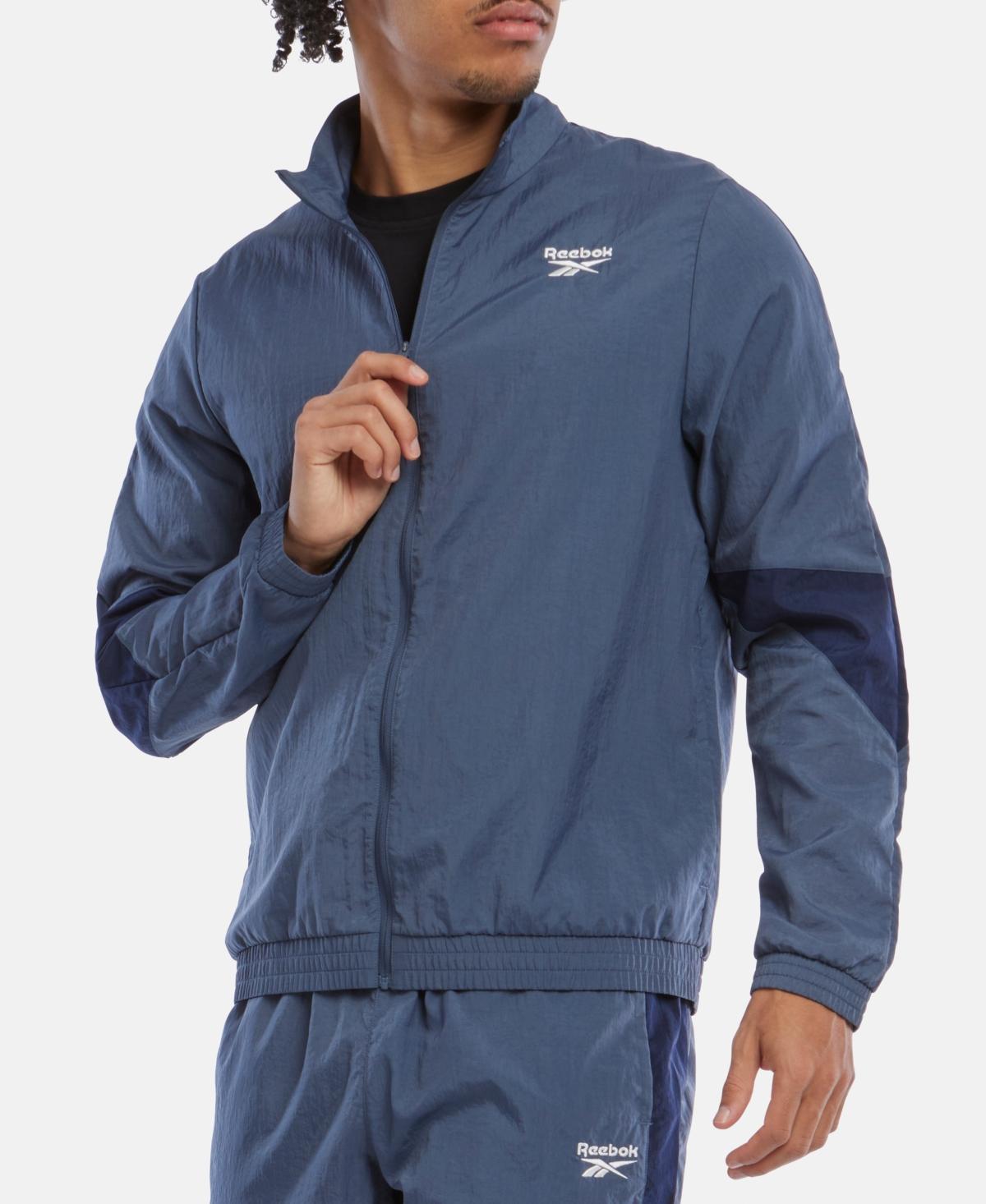 Reebok Mens Track Jacket - East Coast Blue Product Image