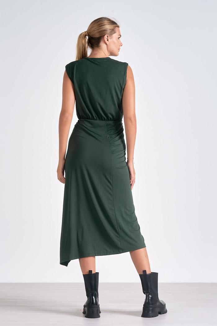 Sleeveless Front Slit Dress Product Image