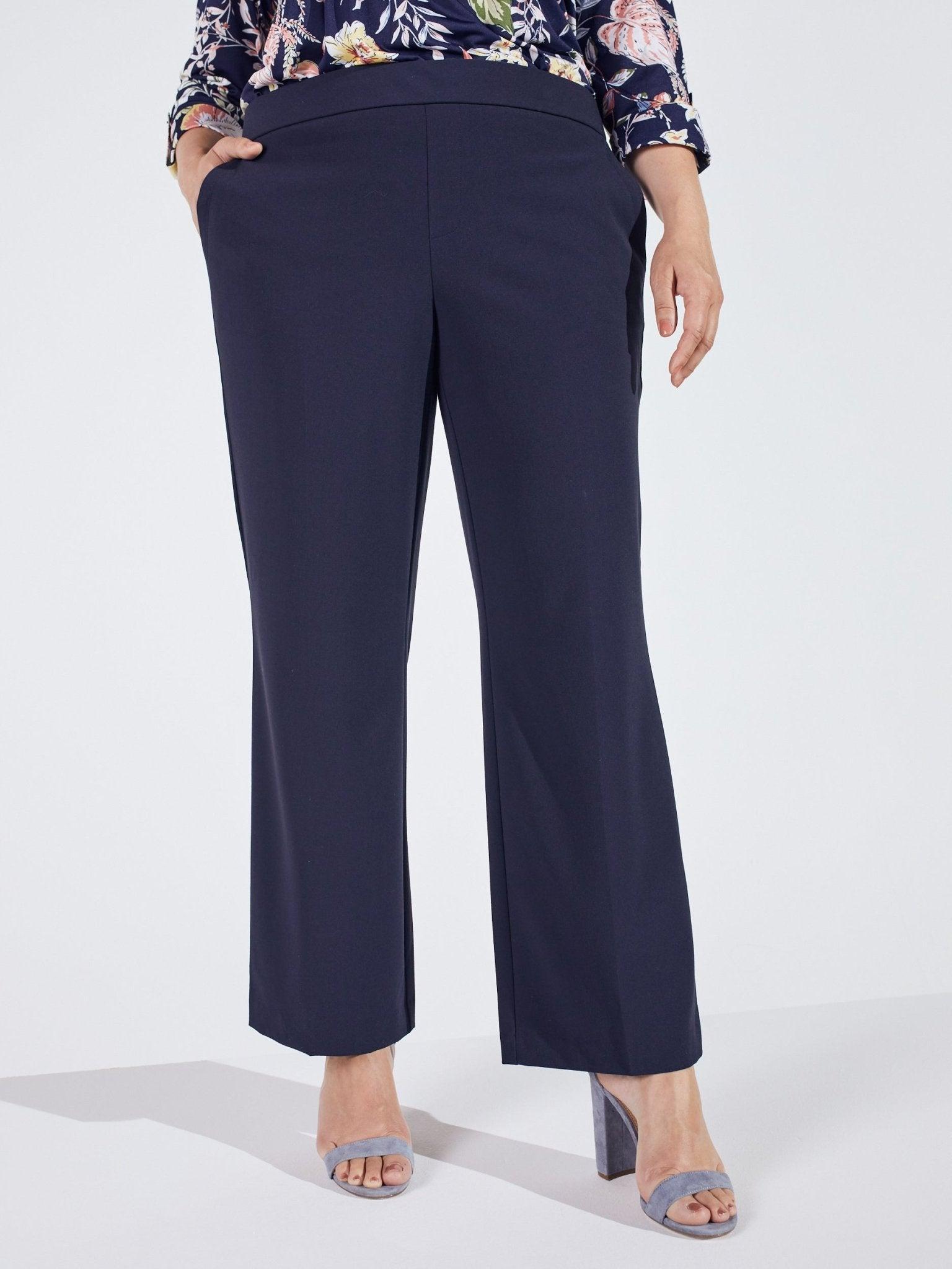 Roz & Ali Secret Agent Slight Bootcut Pants - Plus Product Image