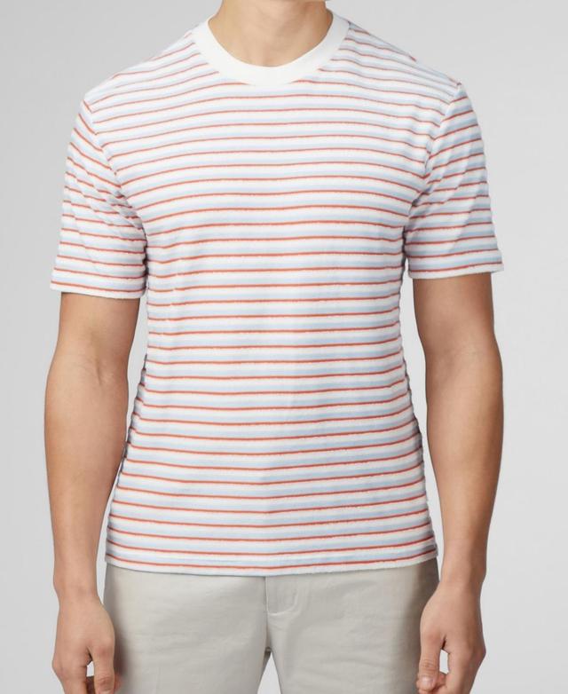 Ben Sherman Mens Loopback Stripe Short Sleeve T-shirt Product Image