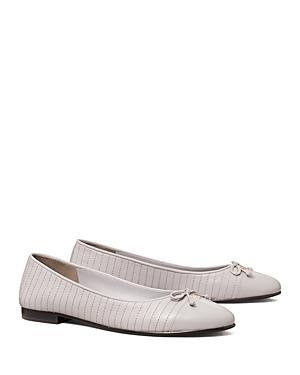 Tory Burch Quilted Cap Toe Ballet Flat Product Image