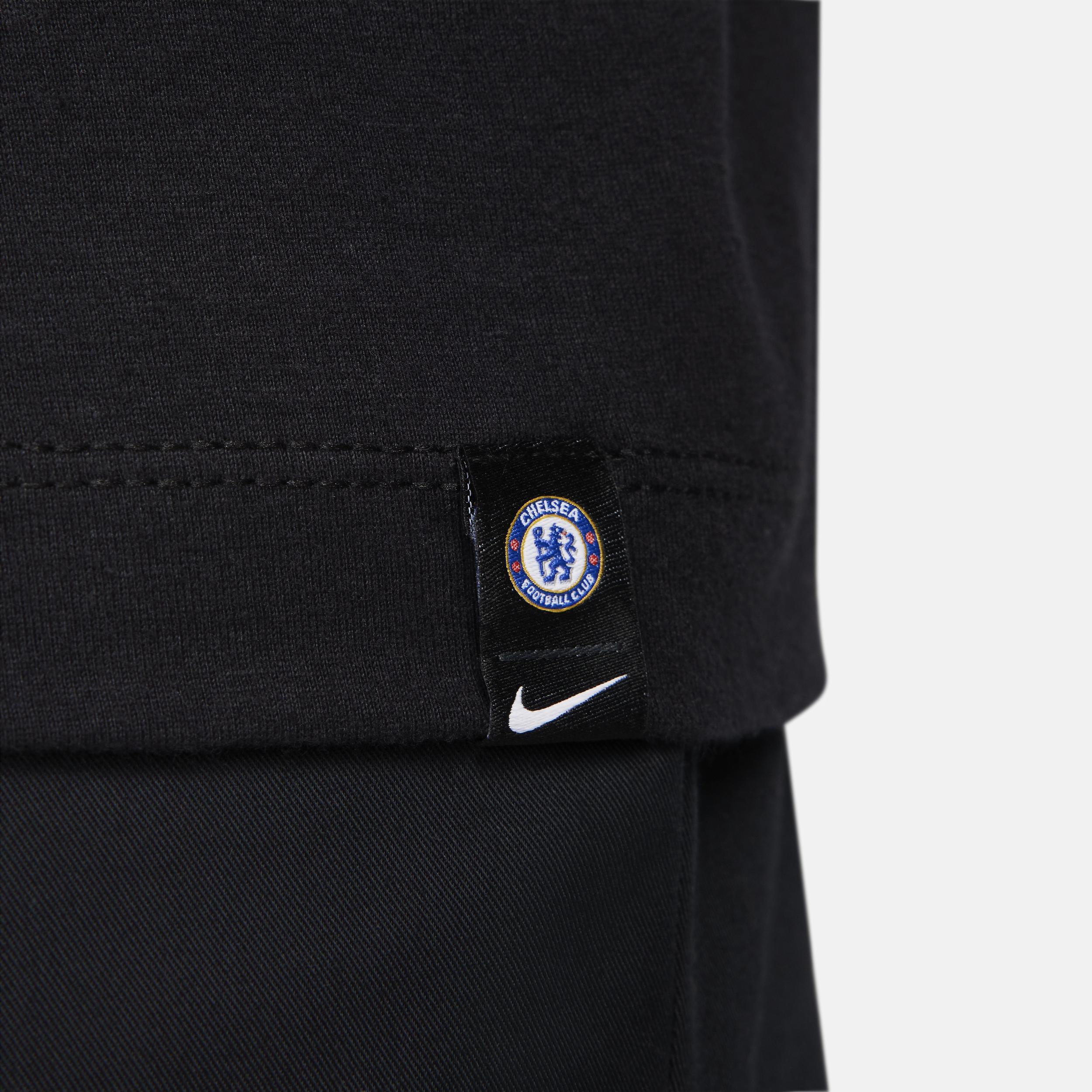 Mens Nike Black Chelsea Swoosh T-shirt Product Image