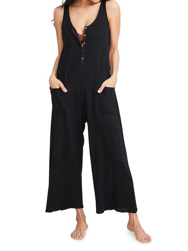 Womens The Cotton Maternity Nursing Friendly Jumpsuit Product Image