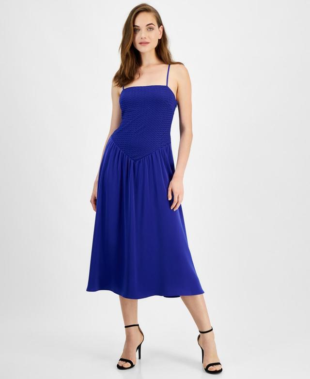 Rachel Rachel Roy Womens Dona Mixed Media A-Line Dress Product Image