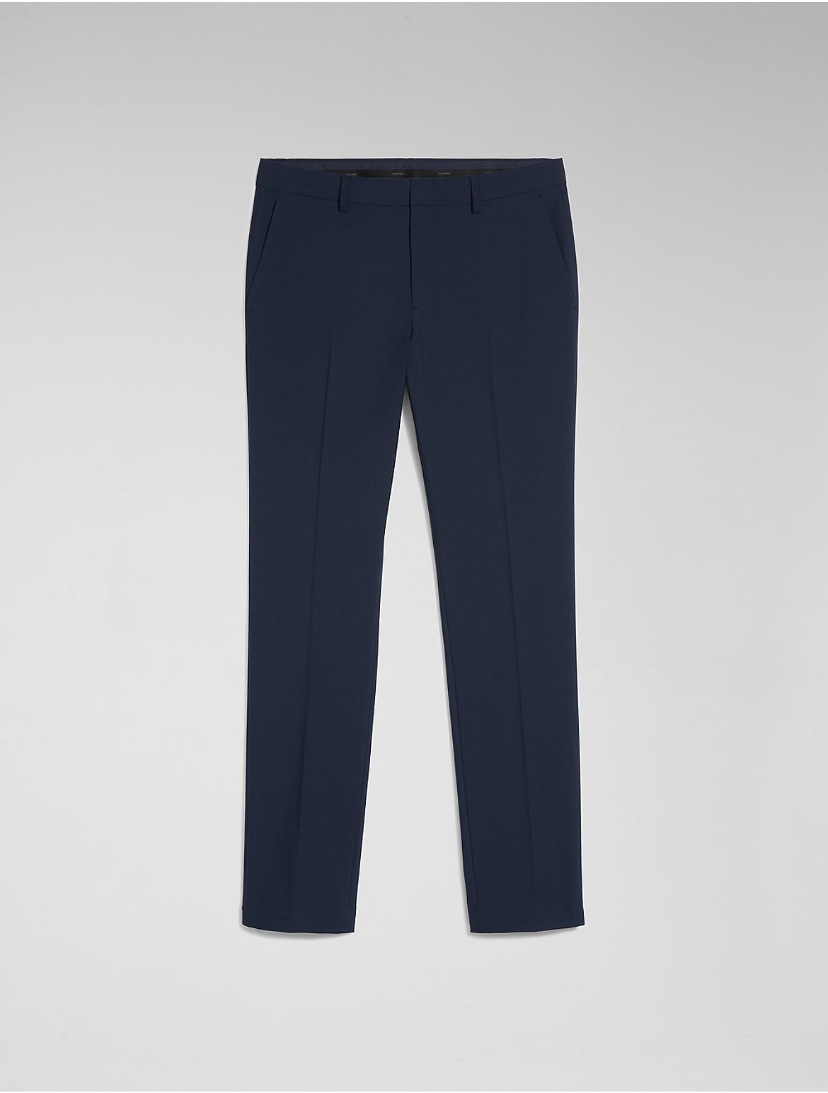 Calvin Klein Mens Stretch Work Pant - Blue - 30W x 32L Product Image