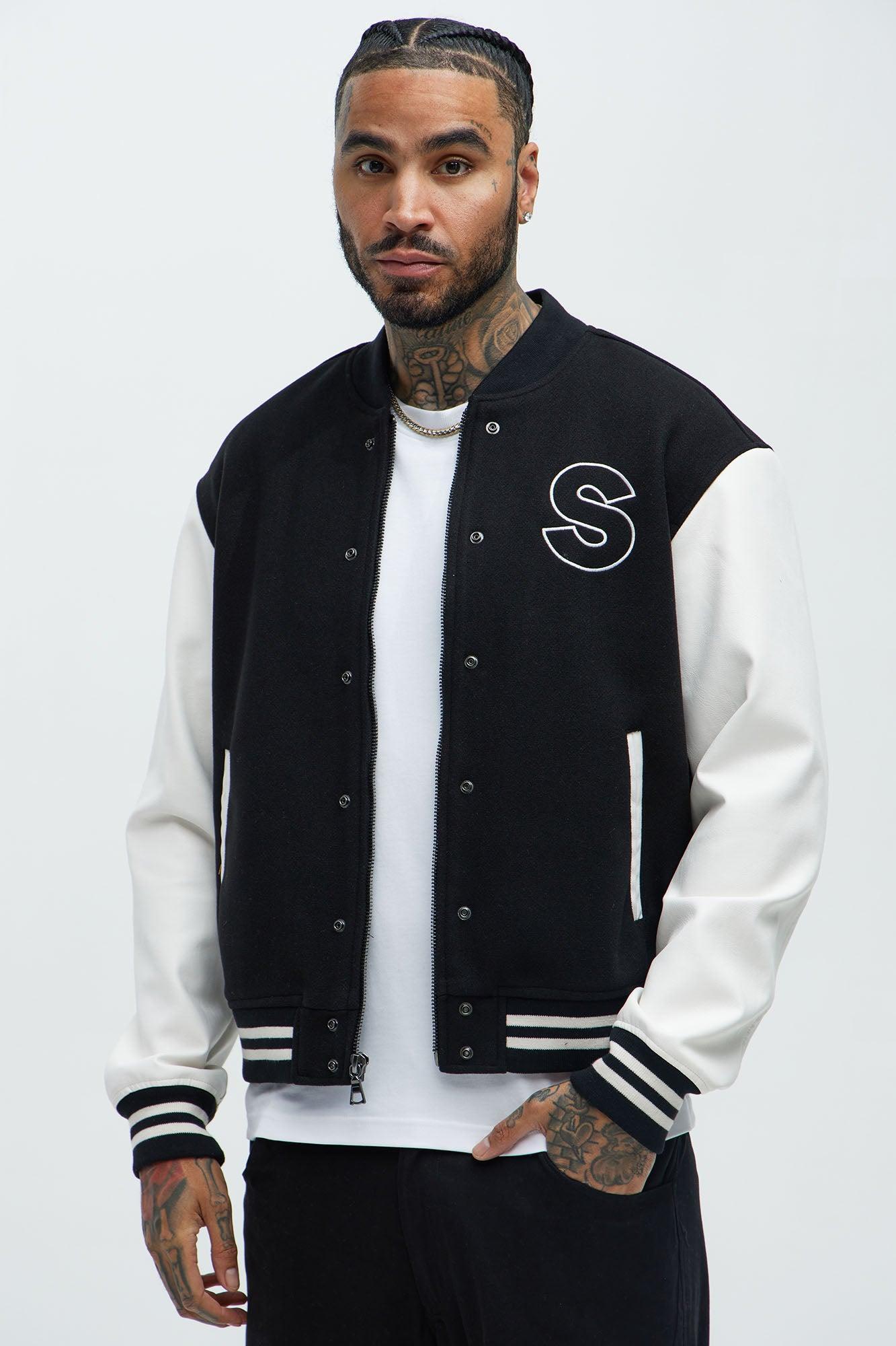 Spearhead Varsity Jacket - Black Product Image