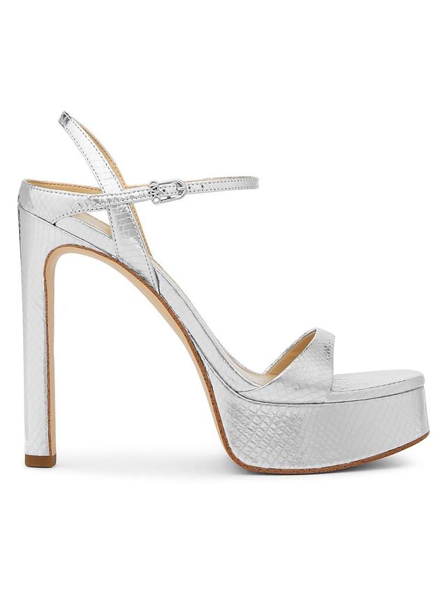 Womens Amara 130MM Leather Platform Sandals Product Image