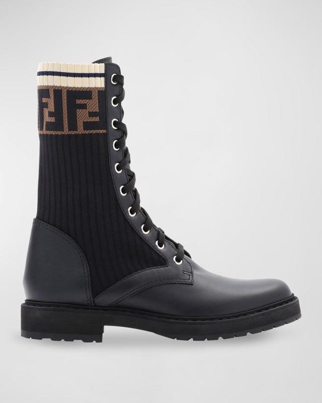 Fendi Rockoko Chelsea Sock Combat Boot Product Image