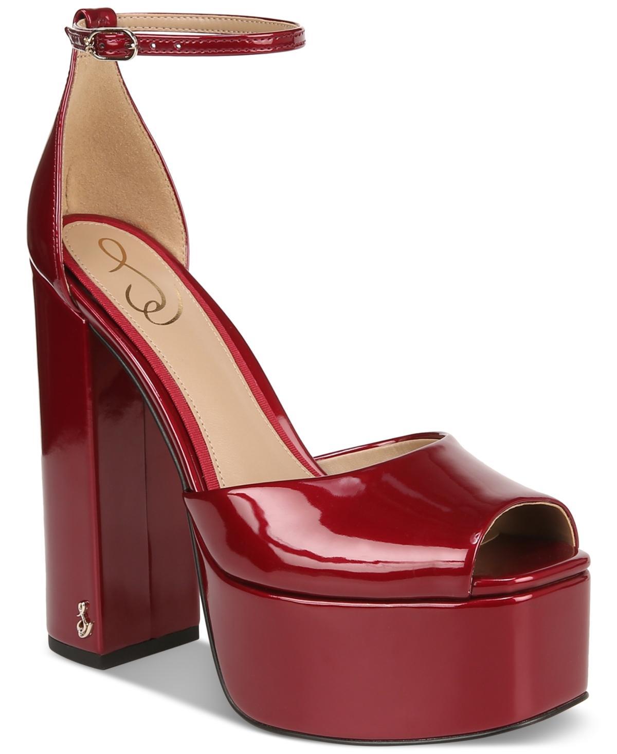 Sam Edelman Kori Ankle Strap Peep Toe Platform Sandal Product Image