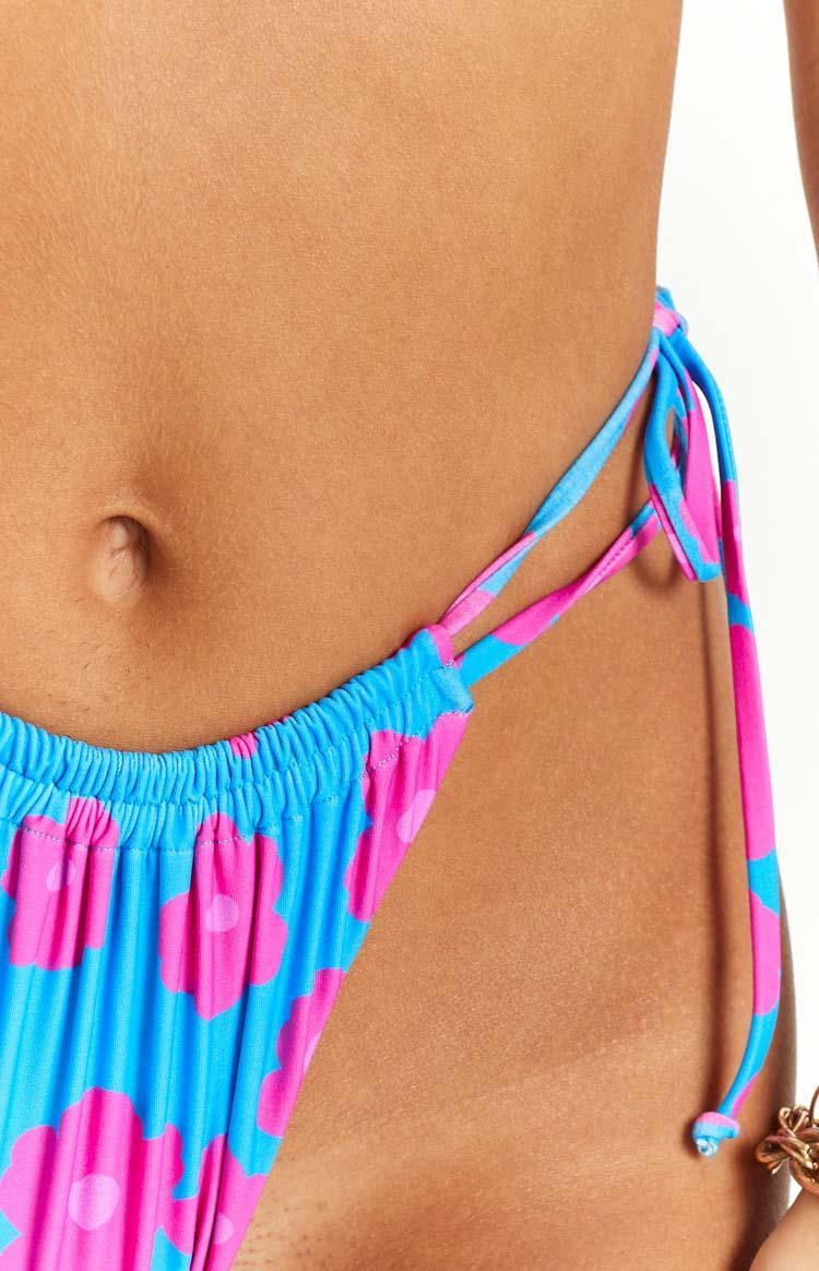 9.0 Swim Sumba Blue Floral Bikini Bottom Product Image