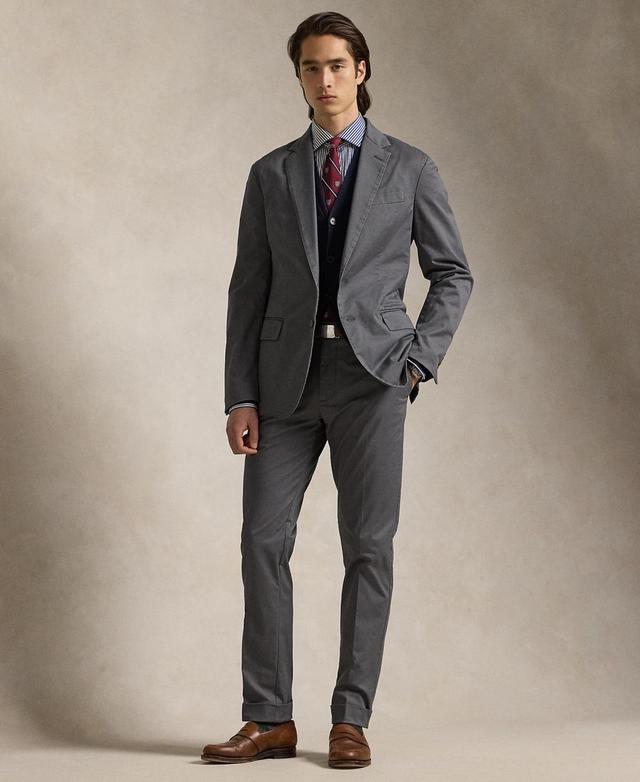 Men's Stretch Chino Suit Trousers In Barcly Gry Product Image