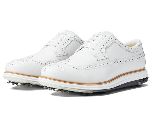 Cole Haan Originalgrand Tour Golf Waterproof (Optic /Natural) Men's Shoes Product Image