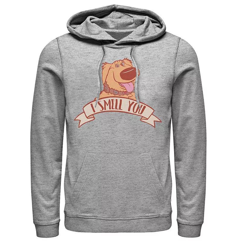 Disney / Pixars Up Dug Mens I Smell You Portrait Hoodie Athletic Grey Product Image