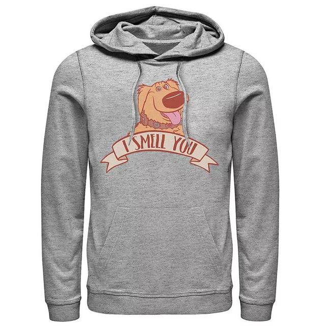 Disney / Pixars Up Dug Mens I Smell You Portrait Hoodie Athletic Grey Product Image