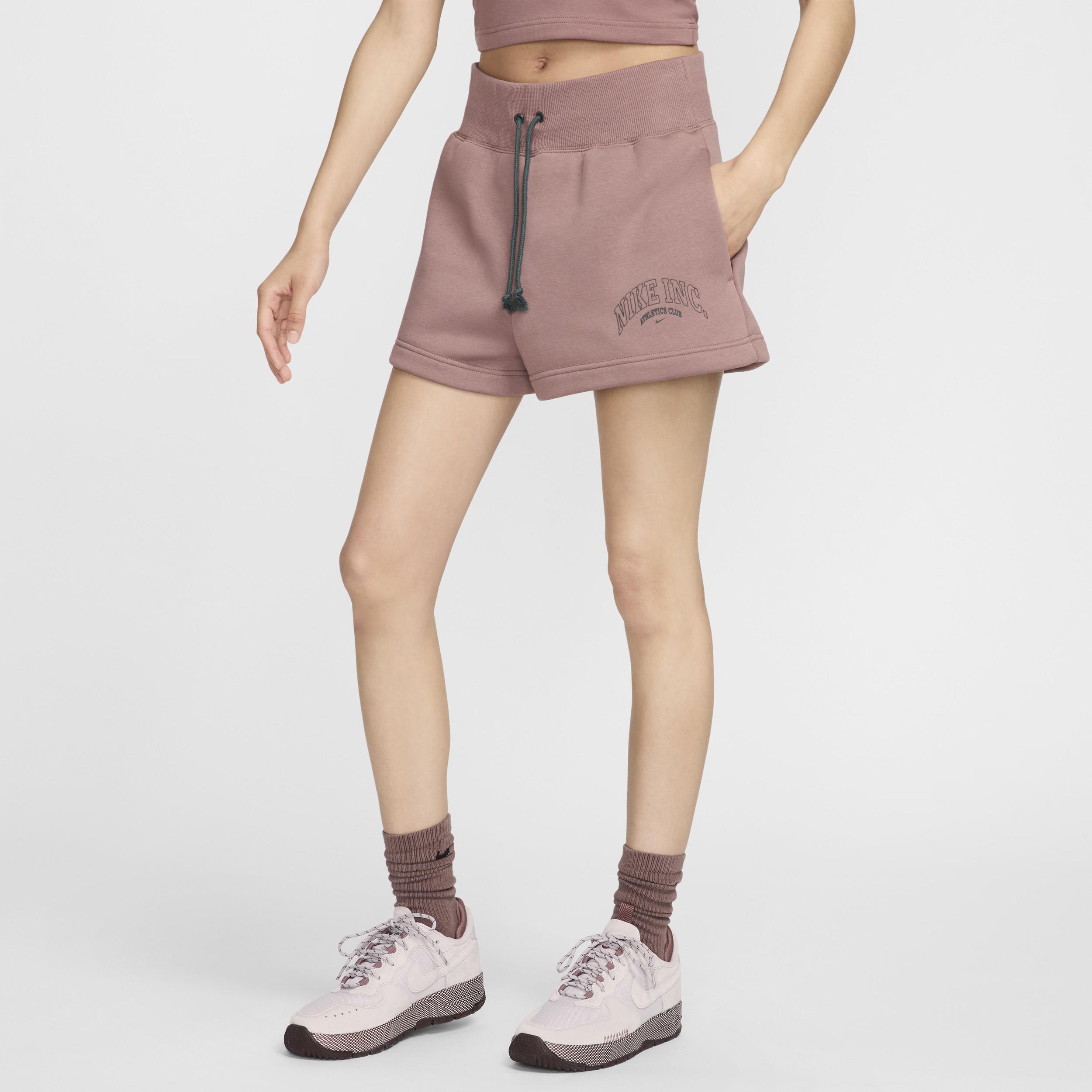 Women's Nike Sportswear Phoenix Fleece High-Waisted Shorts Product Image