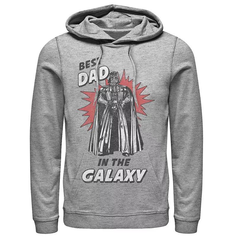 Mens Star Wars Fathers Day Best Dad In The Galaxy Vintage Vader Hoodie Product Image