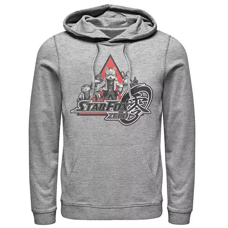 Mens Nintendo Star Fox Zero Group Shot Of Four Hoodie Athletic Grey Product Image