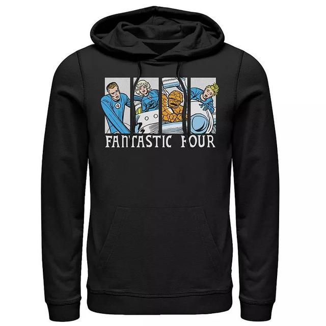 Mens Marvel Fantastic Four Group Shot Comic Themed Panels Hoodie Product Image