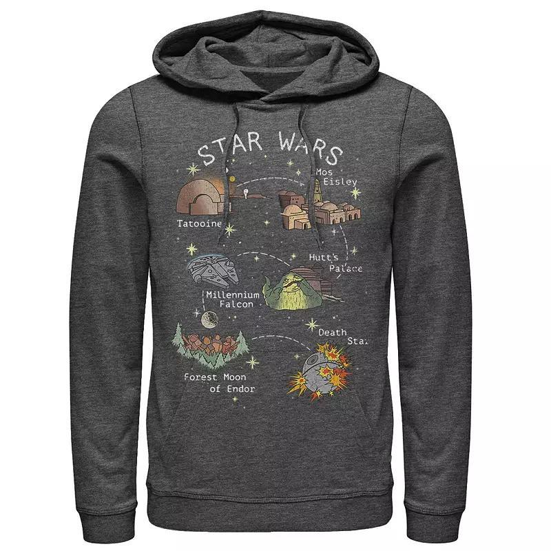 Mens Star Wars Are We There Yet Hoodie Black Product Image