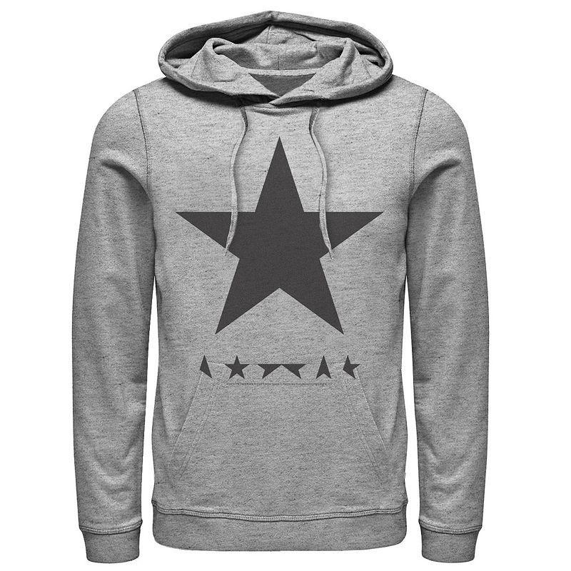 Mens David Bowie Black Star Album Cover Hoodie Athletic Grey Product Image