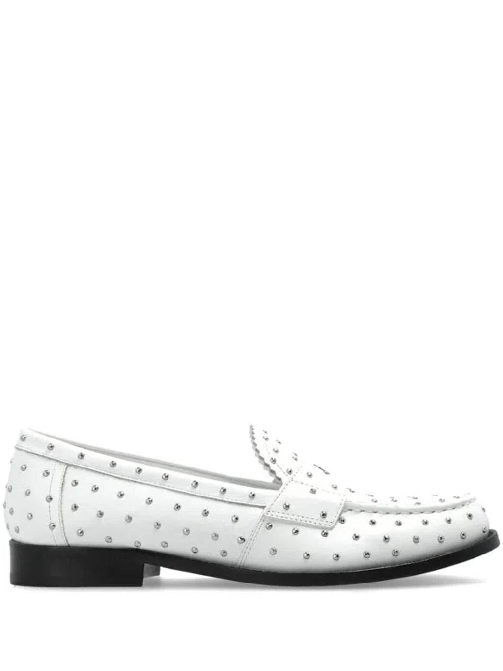 TORY BURCH Studded Classic Loafers In Cloud Product Image