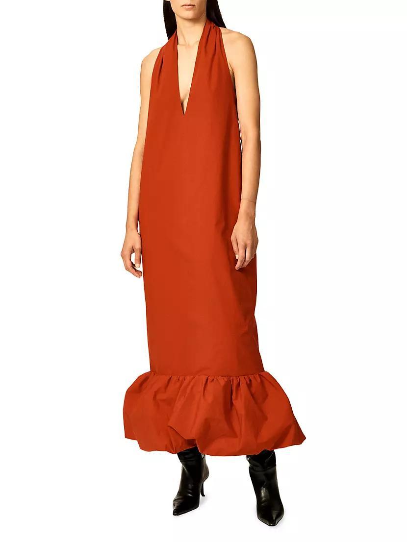 The Johana Bubble-Hem Maxi Dress Product Image