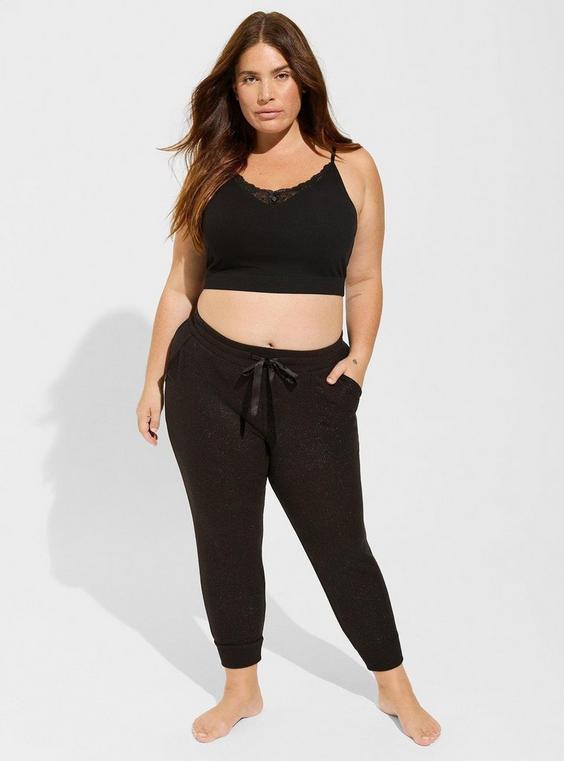 Plush Crop Lounge Jogger Product Image