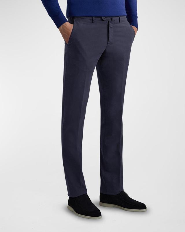 Mens Flat-Front Slim-Fit Pants Product Image