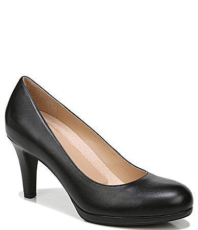 Naturalizer Michelle Leather Low Platform Pumps Product Image