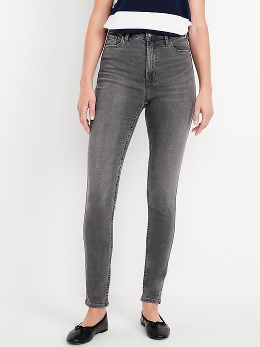 Extra High-Waisted Rockstar 360° Stretch Super-Skinny Jeans Product Image