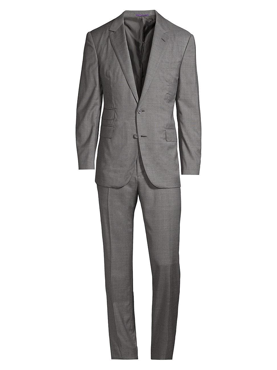 Mens Gregory Wool Sharkskin Suit Product Image