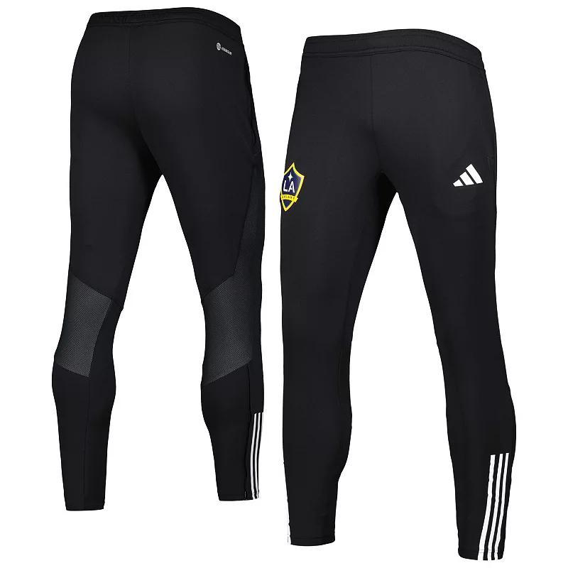 Mens adidas Black La Galaxy 2023 On-Field Team Crest Aeroready Training Pants Product Image