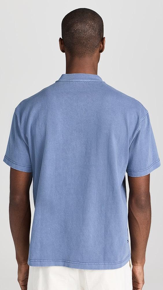 Alex Mill Short Sleeve Heavyweight Jersey Henley | Shopbop Product Image