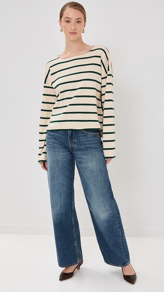 La Ligne Long Sleeve Breton Tee | Shopbop Product Image