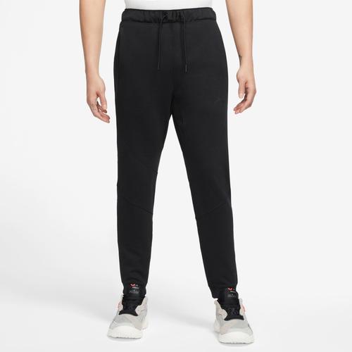 Jordan Mens Dri-FIT Sport Statement Air Fleece Pants - Black/Black Product Image