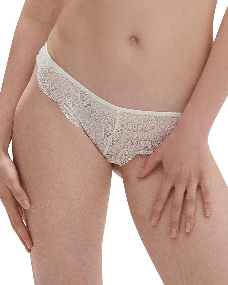 Womens Karma Scalloped Lace Tanga Product Image