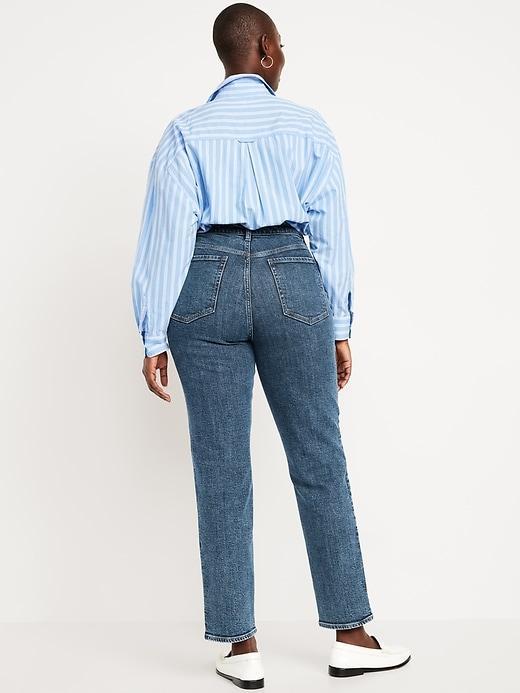 Curvy High-Waisted OG Straight Ankle Jeans Product Image