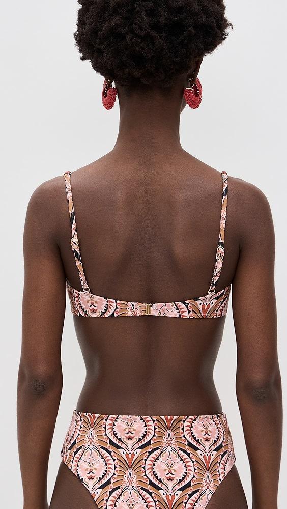 FARM Rio Pineapple Jewelry Under Wire Bikini Top | Shopbop Product Image