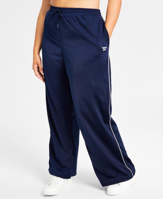 Reebok Womens Pull-On Drawstring Tricot Pants, A Macys Exclusive Product Image