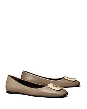 Tory Burch Georgia Ballet (Leccio) Women's Shoes Product Image