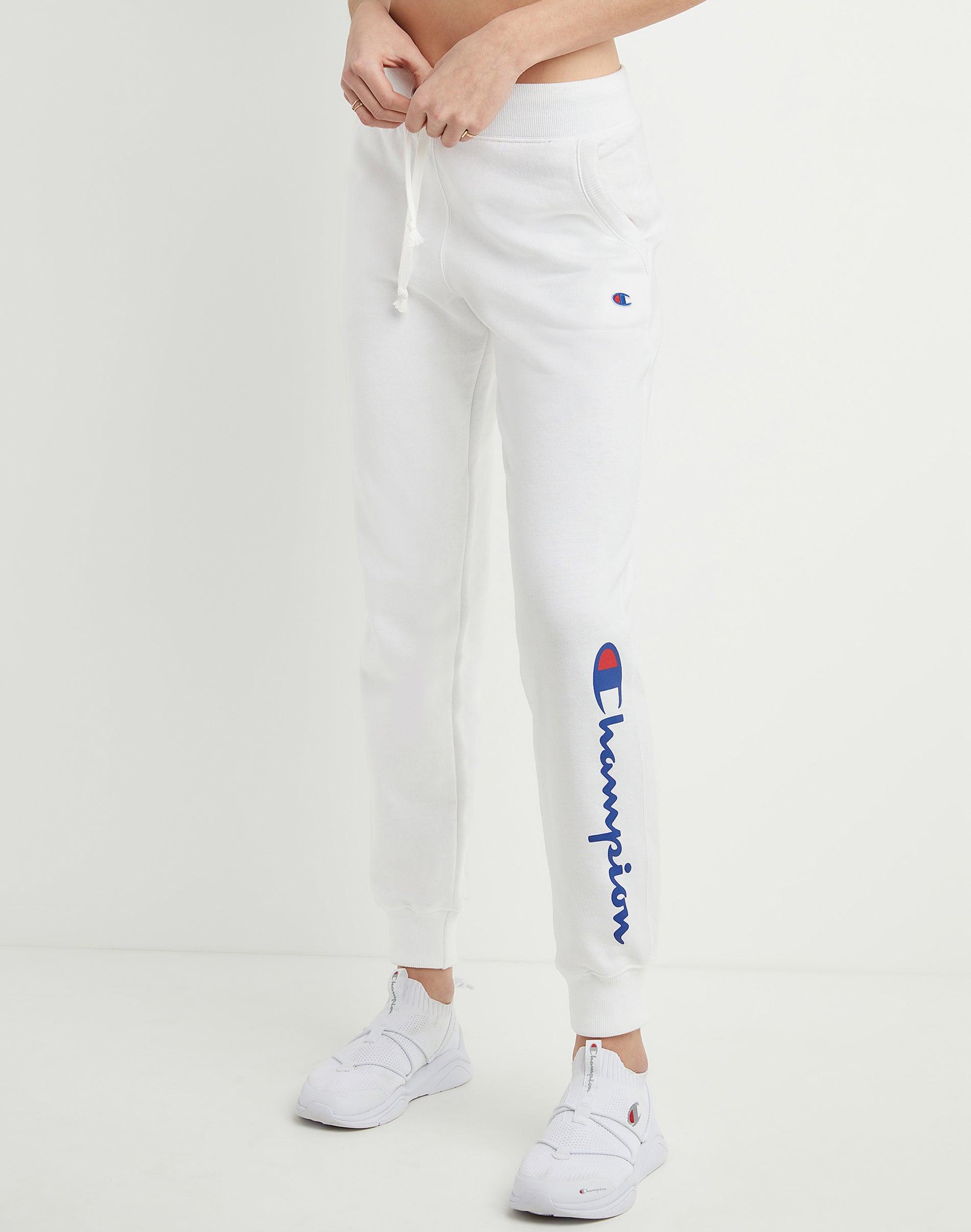 Champion Womens Drawstring Logo Fleece Jogger Sweatpants Product Image